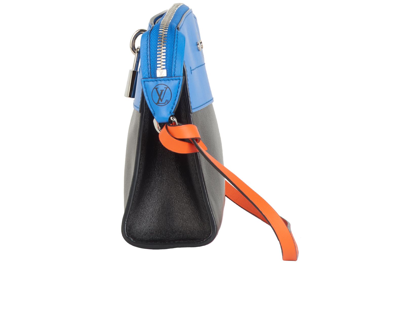 Mahina Stellar PM, &pound;595, Handbags, Blue, Leather, Bottom view